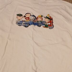 Peanuts Stitched Tee Shirt